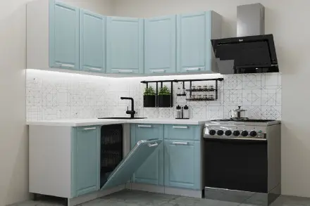 РоялВуд Голубой Прованс - 15 (1450х1400 мм)